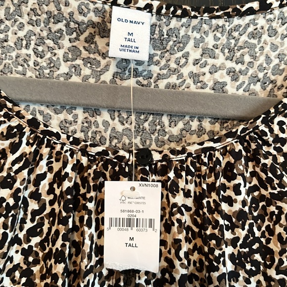 Old navy animal print dress medium tall - Picture 4 of 5